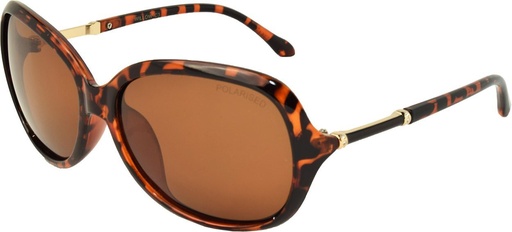 [9340457022233] Stiletto Willow C3 Crystal Dark Demi / Brown Polarised Lenses
