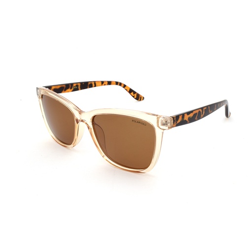 [9337217020660] Stiletto Zara C5 Crystal & Tortoise / Brown Polarised Lenses