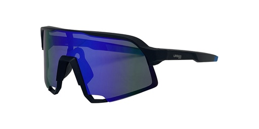[9340457034335] Urban Zoo Sumatra C12 Matte Black / Smoke w Blue Revo Lenses
