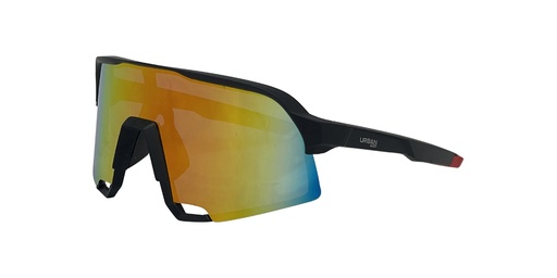 [9340457034342] Urban Zoo Sumatra C13 Matte Black / Smoke w Red Revo Lenses