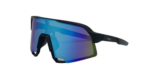 [9340457034359] Urban Zoo Sumatra C18 Matte Black / Smoke w Ice Blue Revo Lenses