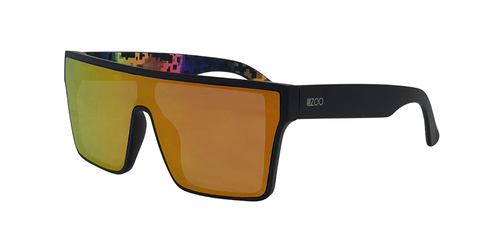 Urban Zoo What You Need C13 Matte Black / Smoke w Red Revo Lenses