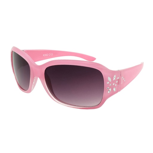 [9337217024910] Kidz K062 C13 Crystal Pink w Silver Butterfly / Smoke Lenses