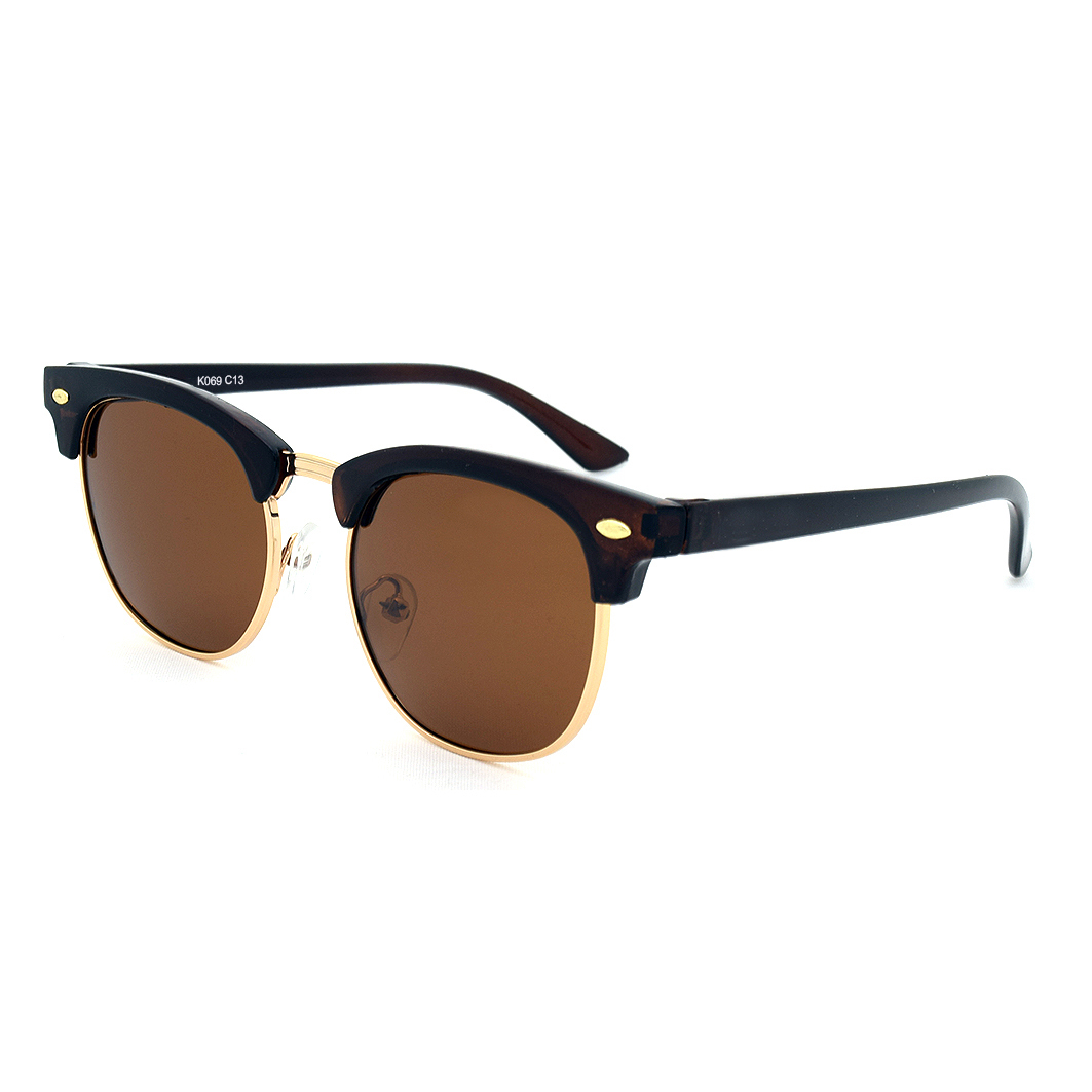 Kidz K069 C13 Dark Crystal Brown w Light Gold / Brown Lenses