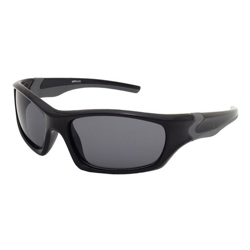 [9337217025399] Kidz K070 C11 Matte Black w Grey Rubber / Smoke Lenses