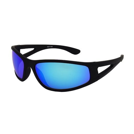 [9337217025436] Kidz K071 C22 Matte Black / Ice Blue Revo Lenses