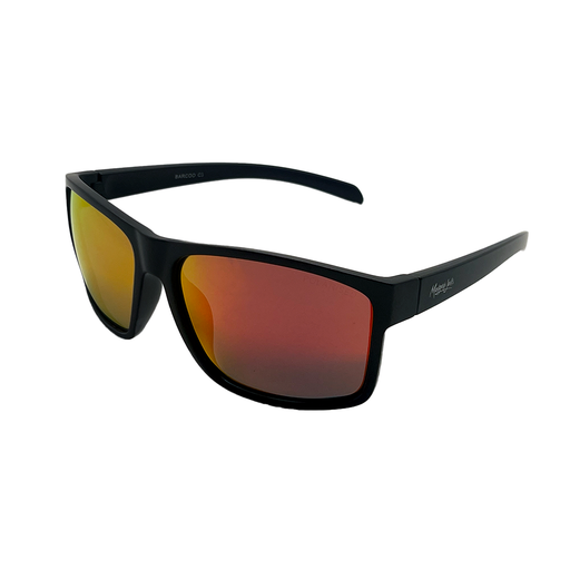 [9340457027061] Mangrove Jacks Barcoo C3 Matte Black / Smoke w Red Revo Polarised Lenses