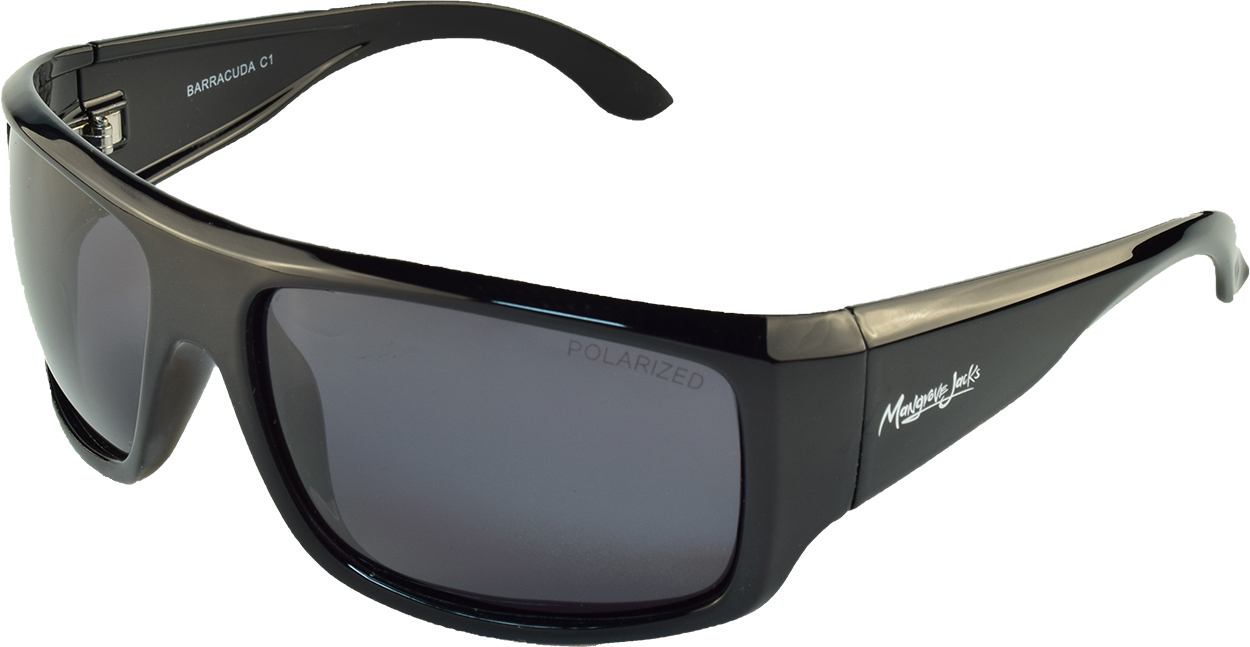 Mangrove Jacks Barracuda C1 Black / Smoke Polarised Lenses