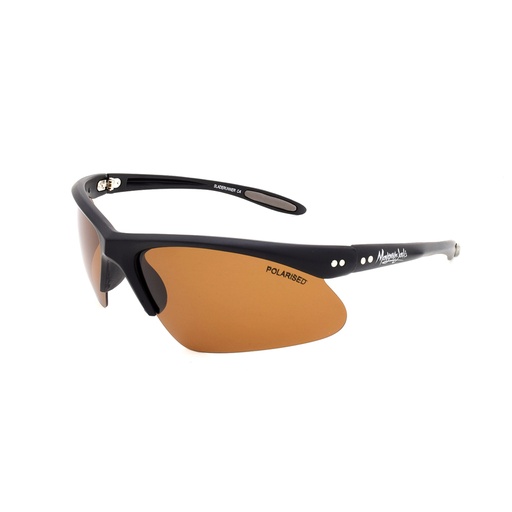 [9337217012665] Mangrove Jacks Bladerunner C4 Black / Brown Polarised Lenses