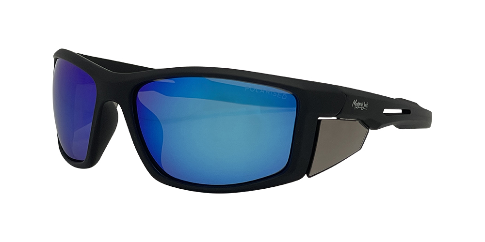 Mangrove Jacks Cadiz C2 Matte Black / Blue Revo Polarised Lenses