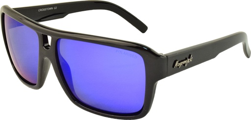 [9337217012740] Mangrove Jacks Crosstown C2 Black / Blue Revo Polarised Lenses