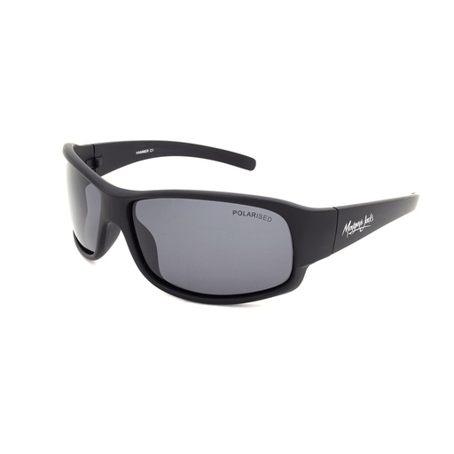 [9340457010834] Mangrove Jacks Hammer C1 Black / Smoke Polarised Lenses
