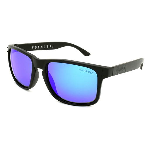 [9337217005681] Mangrove Jacks Holster C2 Matte Black / Blue Revo Polarised Lenses