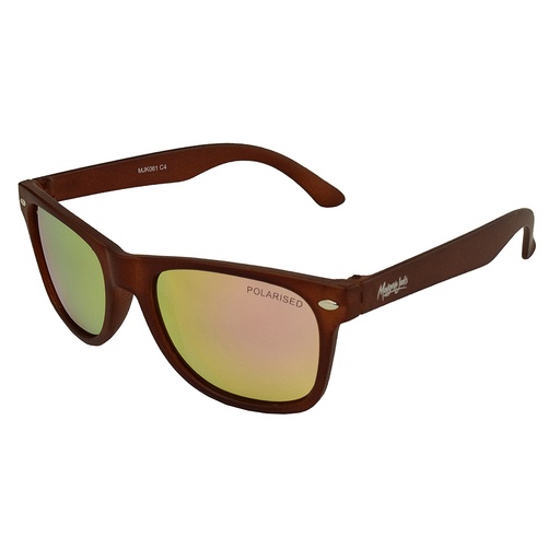 [9337217024569] Mangrove Jacks Kids MJK061 C4 Crystal Brown / Peach Revo Polarised Lenses