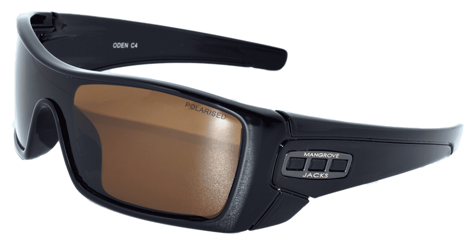 Mangrove Jacks Oden C4 Black / Brown Polarised Lenses