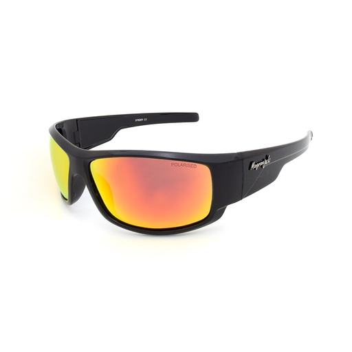 [9337217021162] Mangrove Jacks Spider C3 Black / Red Revo Polarised Lenses