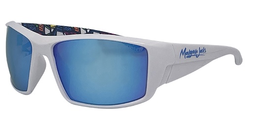 [9340457031044] Mangrove Jacks Tromso C10 Shiny White / Ice Blue Revo Polarised Lenses