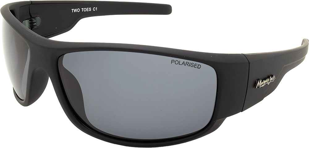 Mangrove Jacks Two Toes C1 Matte Black / Smoke Polarised Lenses