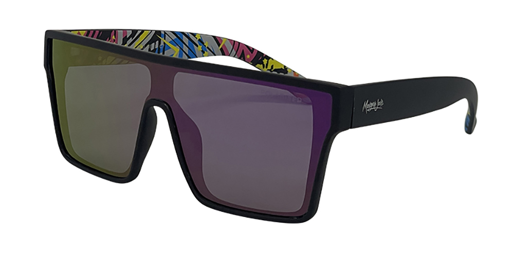 Mangrove Jacks What You Need C7 Matte Black / Purple Revo Polarised Lenses