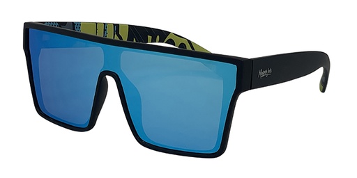 [9340457030689] Mangrove Jacks What You Need C8 Matte Black / Ice Blue Revo Polarised Lenses
